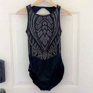 Balera Black/Silver Performance Leotard Jazz/Contemporary Dance Costume
